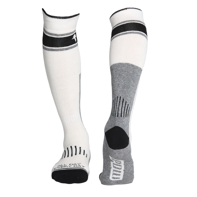 POW LIGHTNING TREE 3 PACK SOCK - White